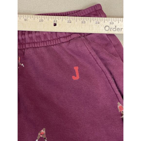 Jordan Essentials Pants Mens M Burgundy All Over Print Tapered Jogger Sweatpants - Picture 5 of 15